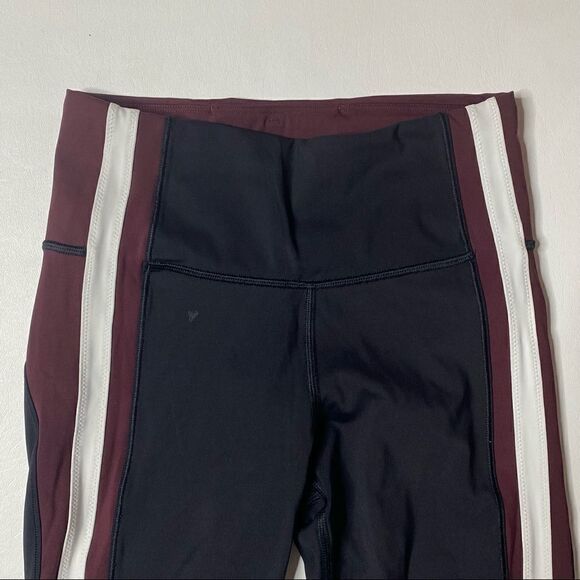 Athleta | Yoga Tri-Color Legging EUC - Picture 2 of 7